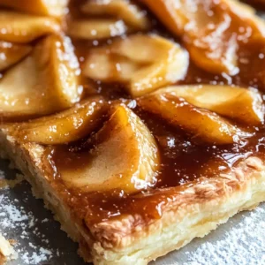 Puff Pastry Apple Tart (Quick & Easy)