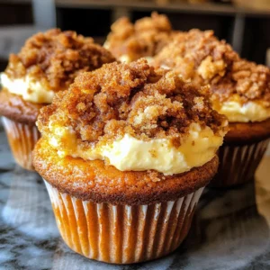 Pumpkin Cream Cheese Muffins