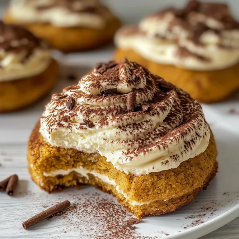 Pumpkin Tiramisu Cookies