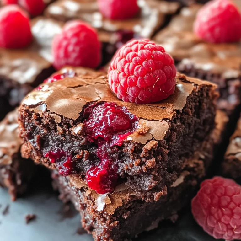 Raspberry Chocolate Brownies