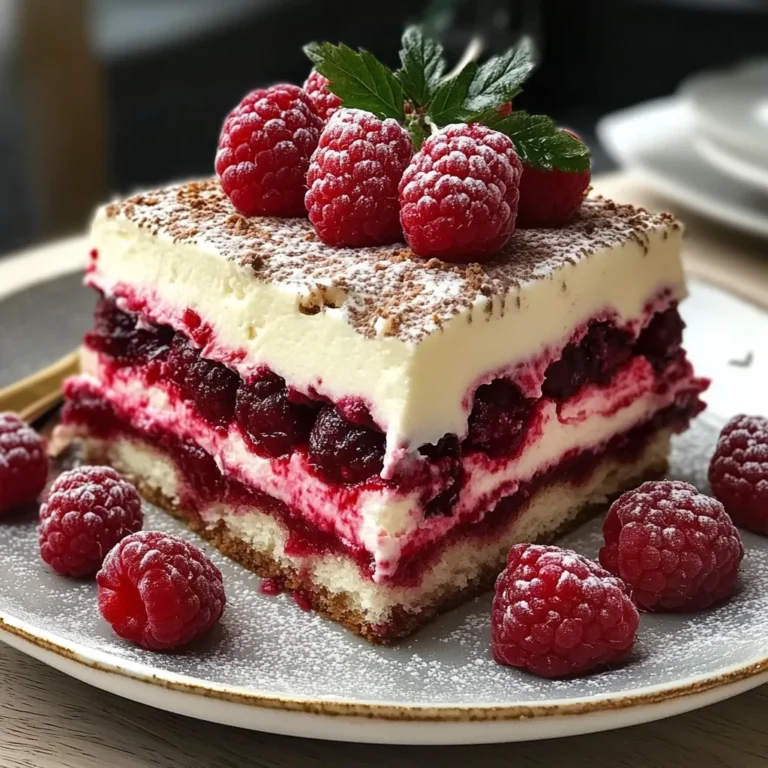 Raspberry Tiramisu