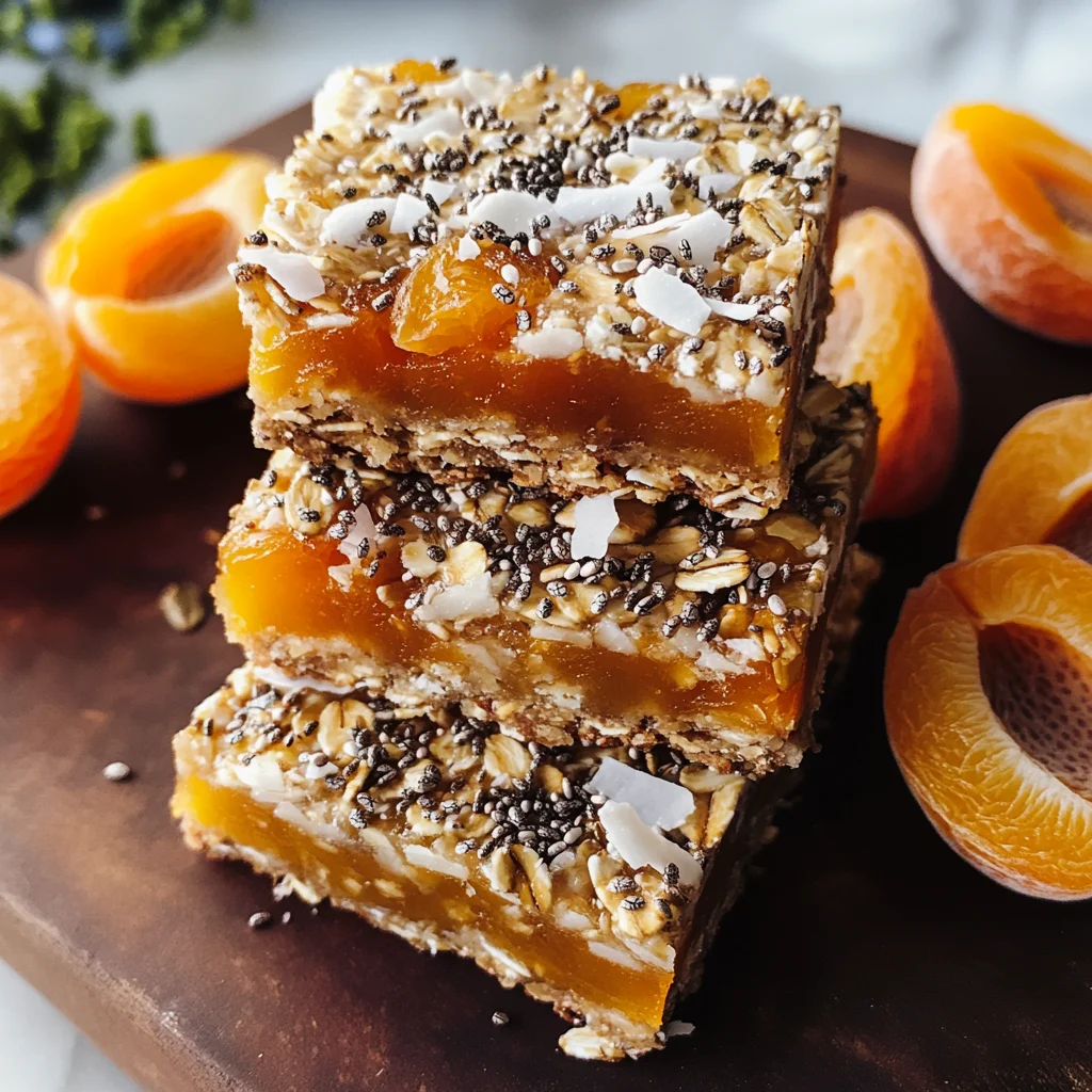 Raw Apricot + Ginger Energy Bars