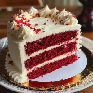 Red Velvet Cake with Cream Cheese Buttercream