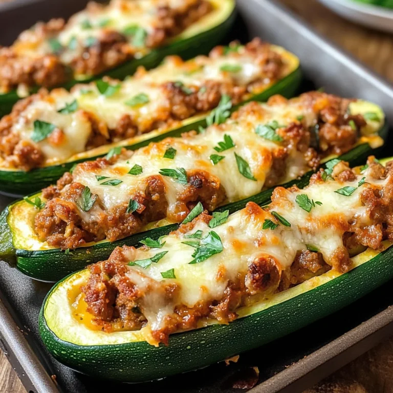 Stuffed Zucchini Boats