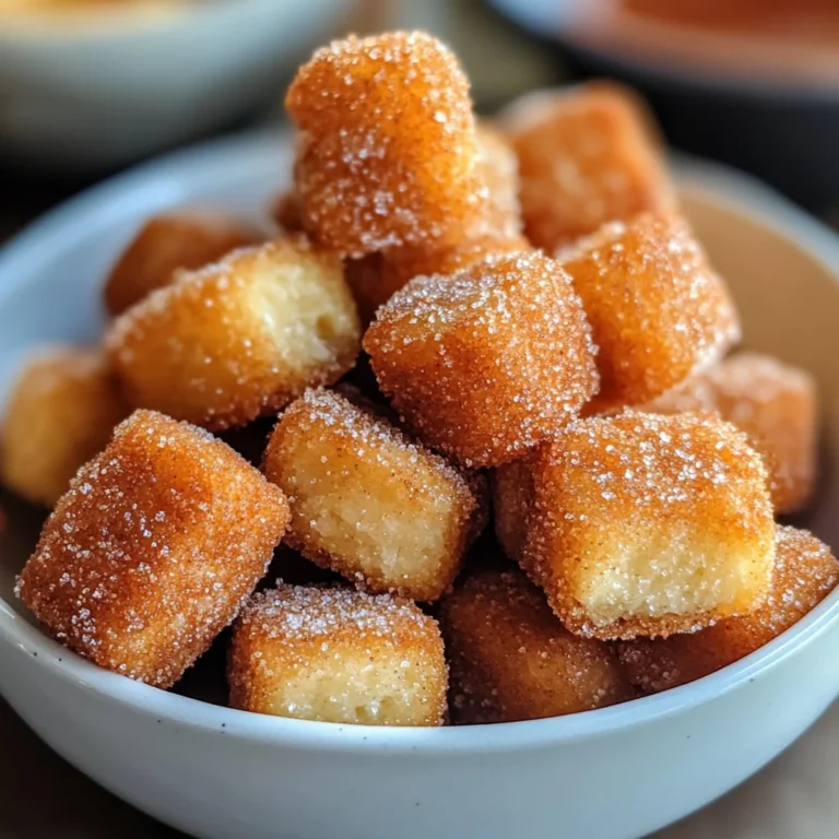Sweet Mini Churro Bites