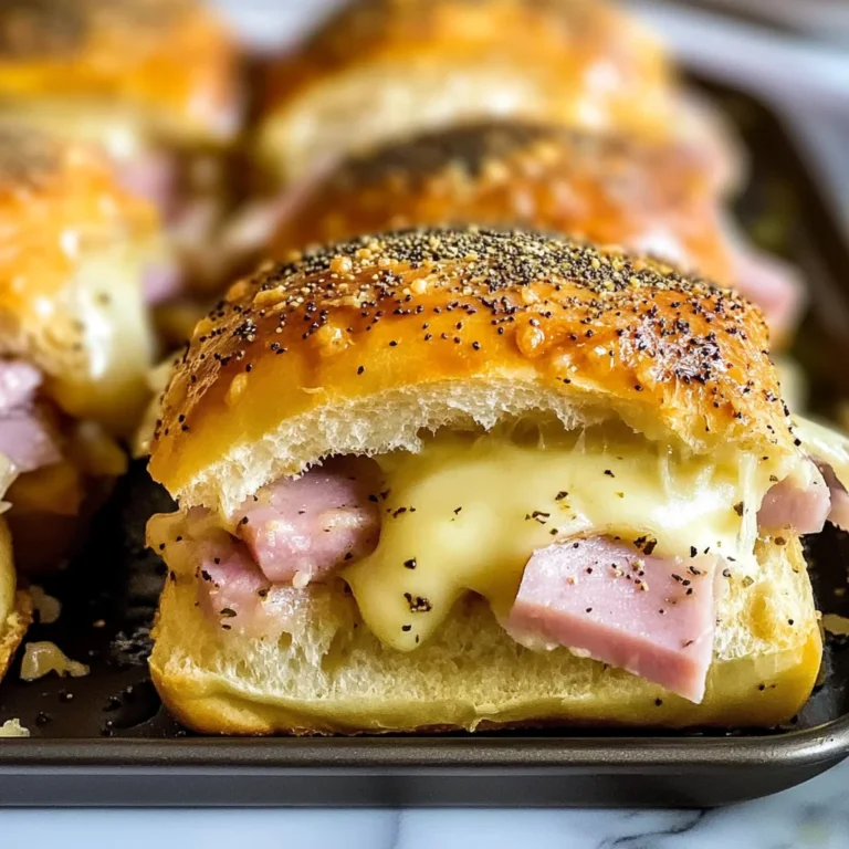 chicken chicken ham And Cheese Sliders