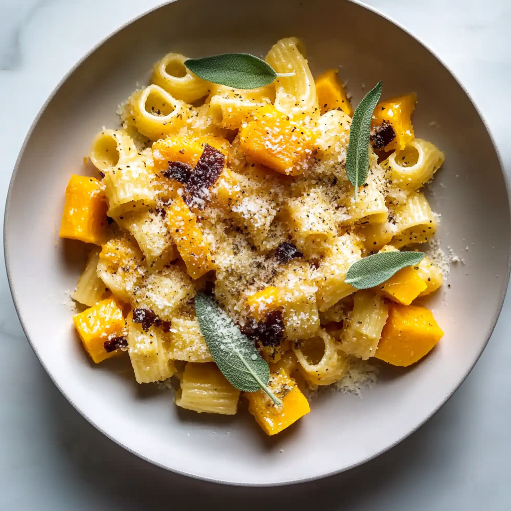 Brown Butter Sage Butternut Squash Pasta