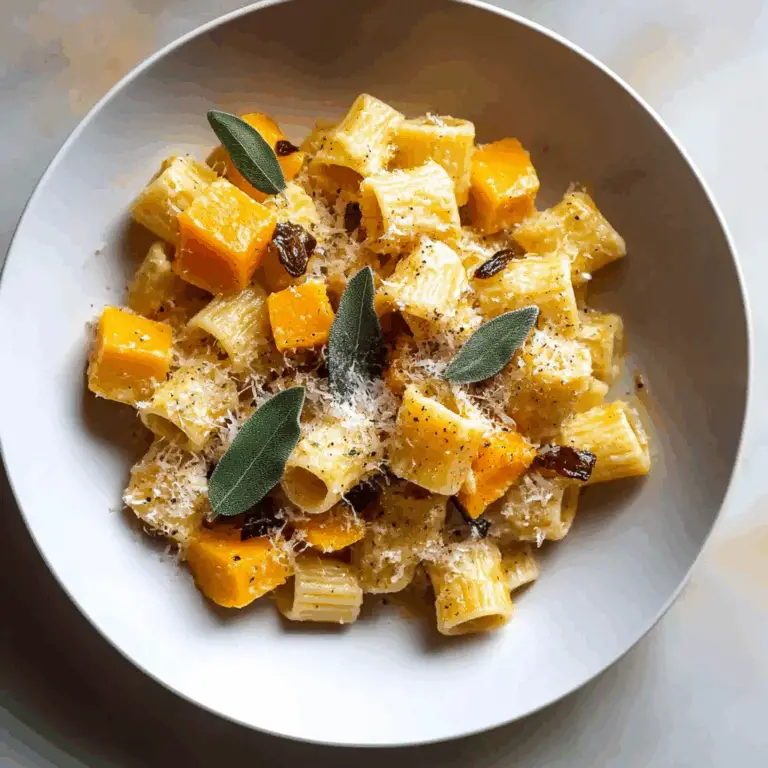 Brown Butter Sage Butternut Squash Pasta