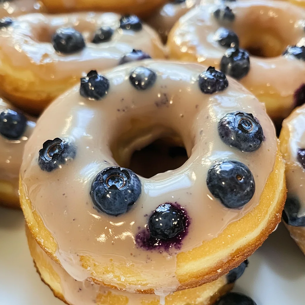 Baked Blueberry Donuts