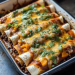 Black Bean and Butternut Squash Enchiladas