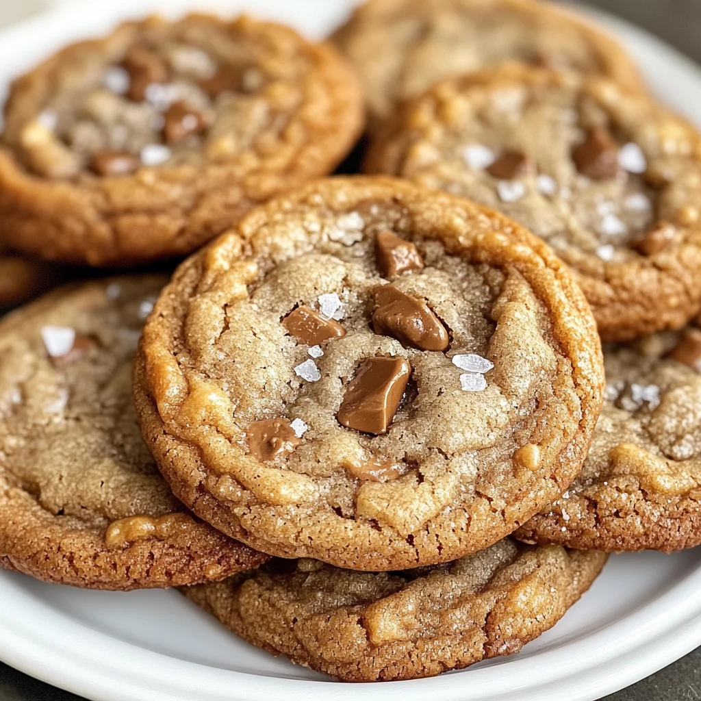 Brown Butter Coffee Toffee Cookies