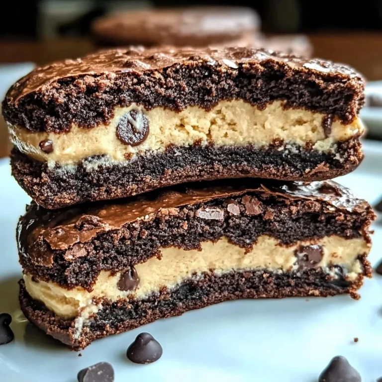 Brownie Cookie Dough Sandwich Cookies: An Amazing Ultimate 7-Layer Dessert Delight