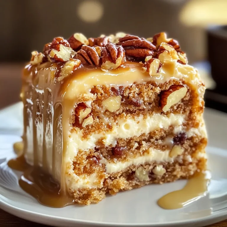 Butter Pecan Praline Poke Cake: A Southern-Style Indulgence