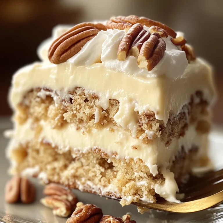 Butter Pecan Tres Leches Cake
