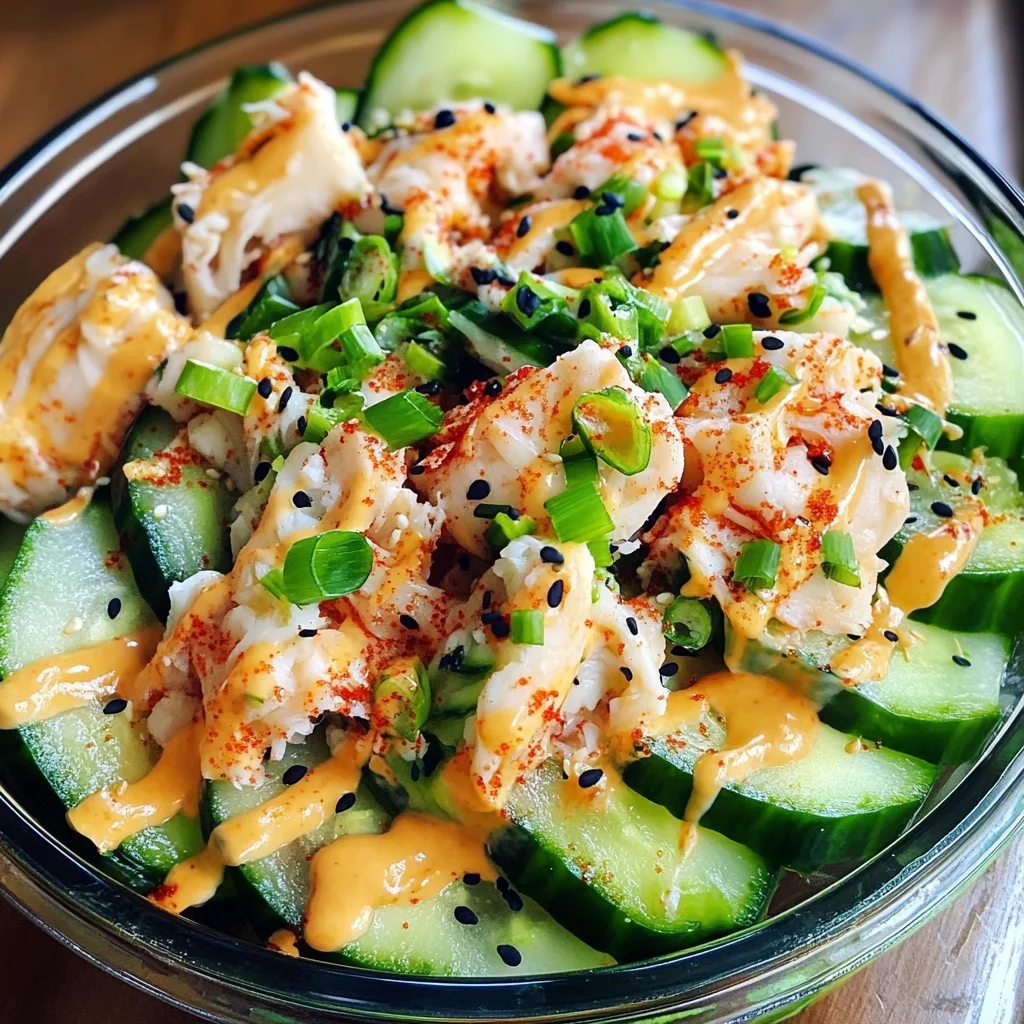 California Roll Cucumber Salad