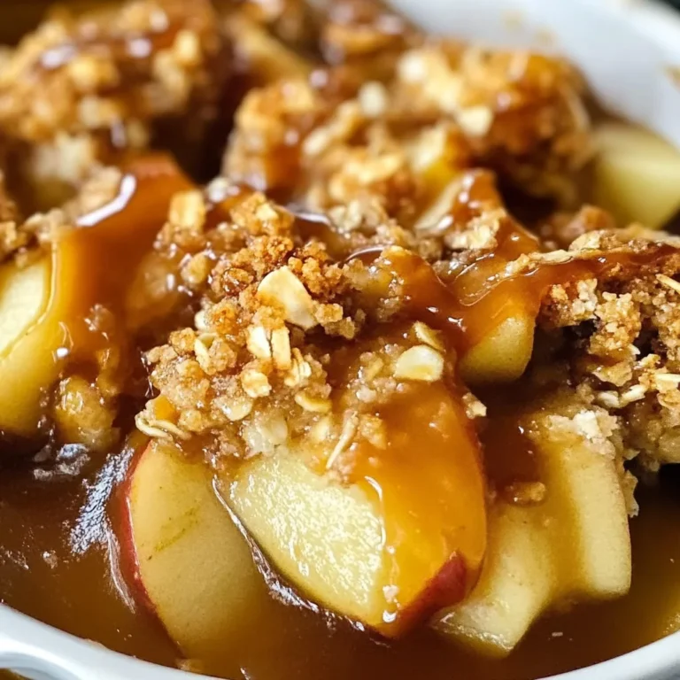 Caramel Apple Crisp