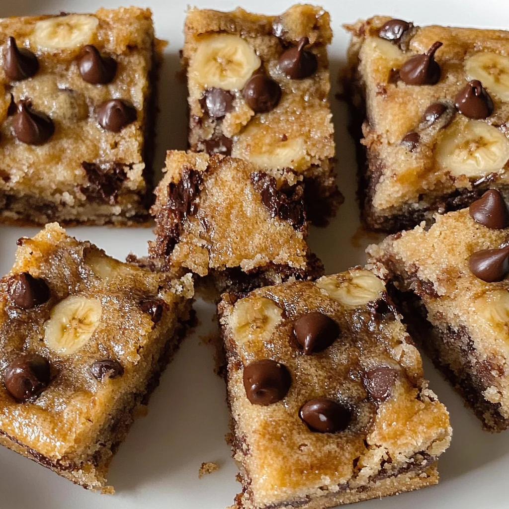 Chocolate Chip Banana Bars Recipe