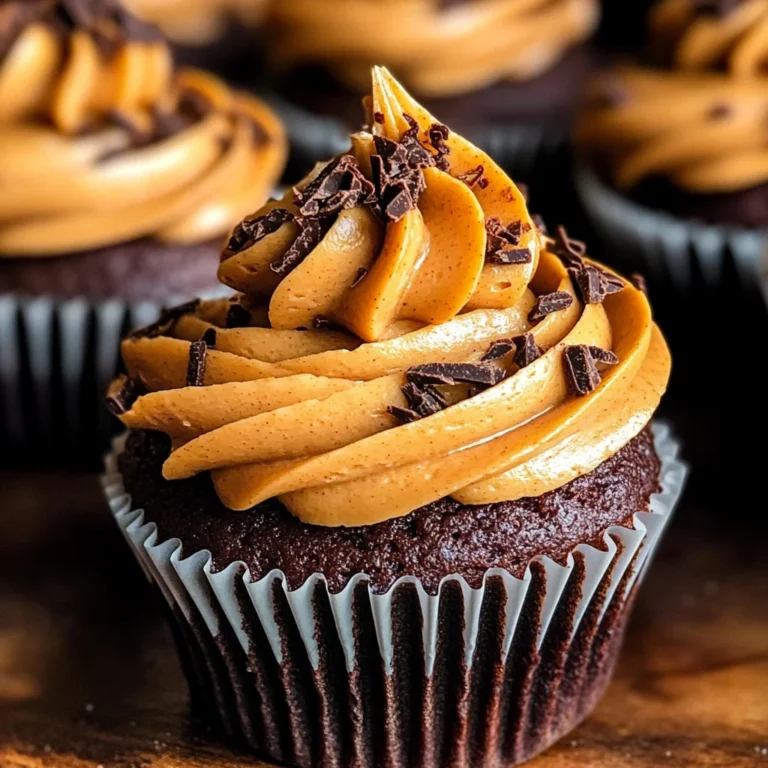 Chocolate Pumpkin Cupcakes