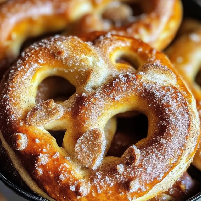 Cinnamon Sugar Soft Pretzels
