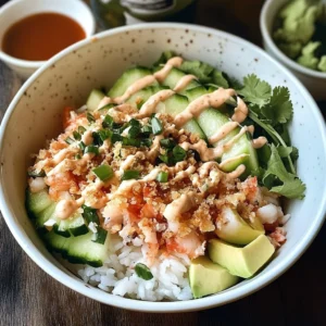 Crunch Roll Sushi Bowl