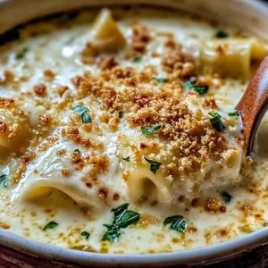 Decadent Creamy Alfredo Lasagna Soup