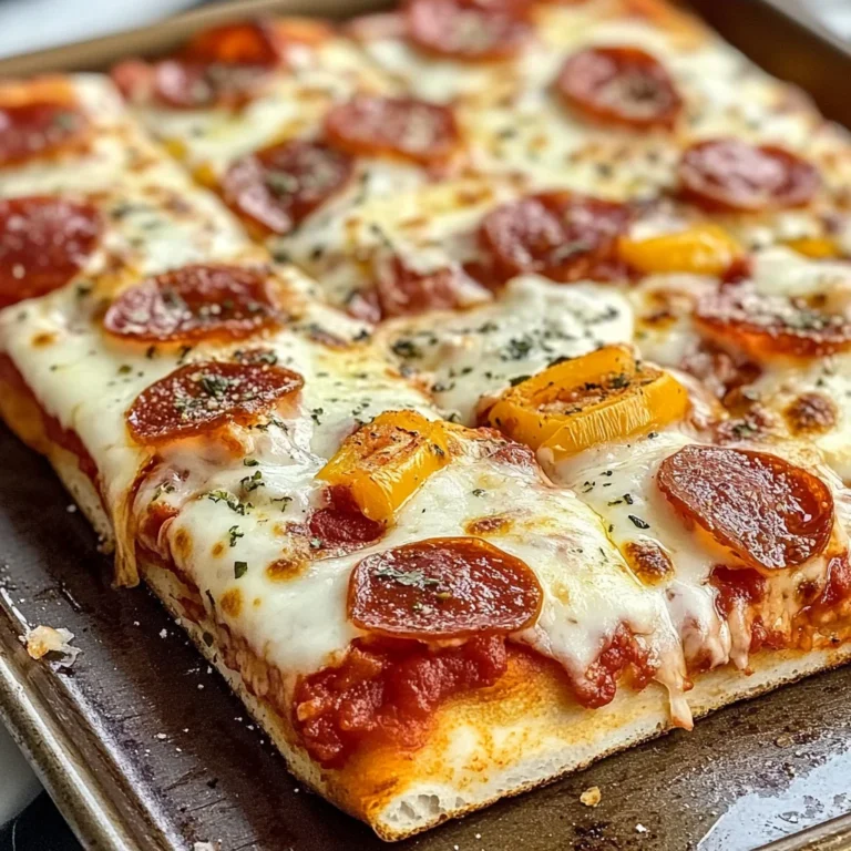Easy Sheet Pan Pizza
