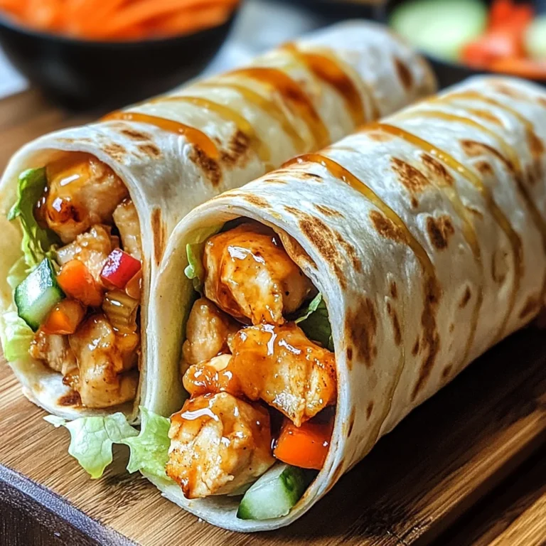 Firecracker Chicken Wraps