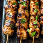 Grilled Thai Coconut Chicken Skewers