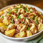 Honey Mustard Crispy Smashed Potato Salad