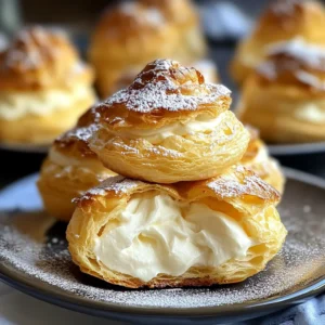 Indulgent Cream Puff Recipe with Luscious Vanilla Filling