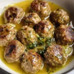 Keftedes In Lemon Sauce