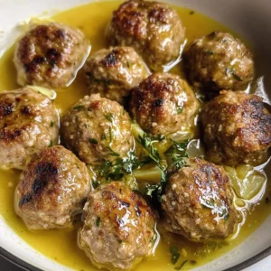 Keftedes In Lemon Sauce