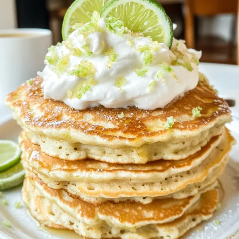 Key Lime Pie Pancakes
