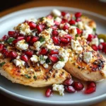 One-Pan Chicken Feta Pomegranate