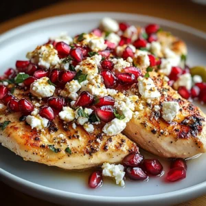 One-Pan Chicken Feta Pomegranate