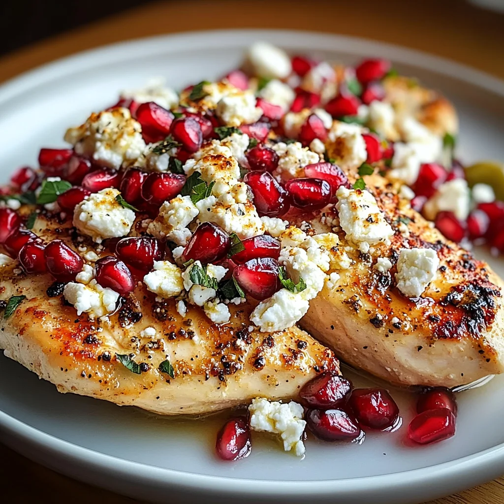 One-Pan Chicken Feta Pomegranate