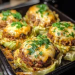 Oven-Baked Cabbage Burgers