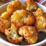 Parmesan Cauliflower Bites - Just 5 Ingredients
