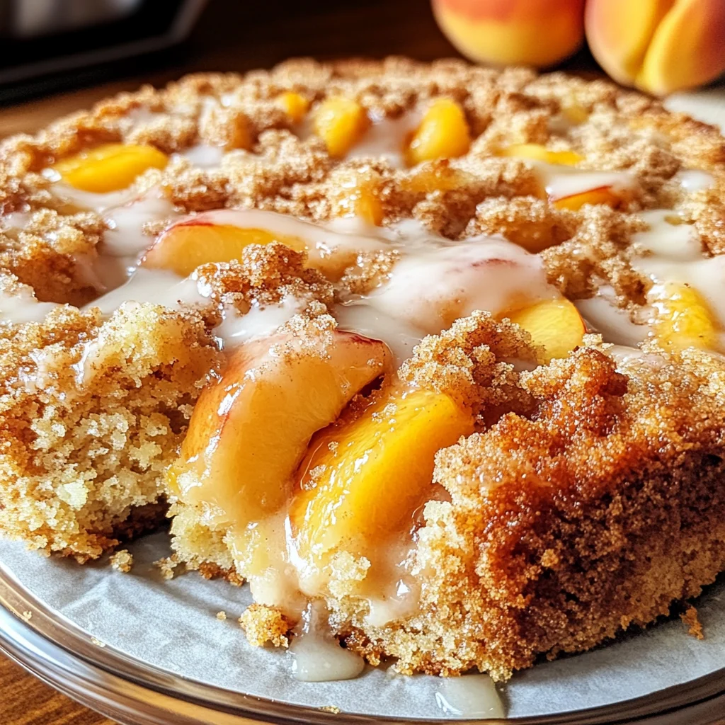 Peach Coffee Cake