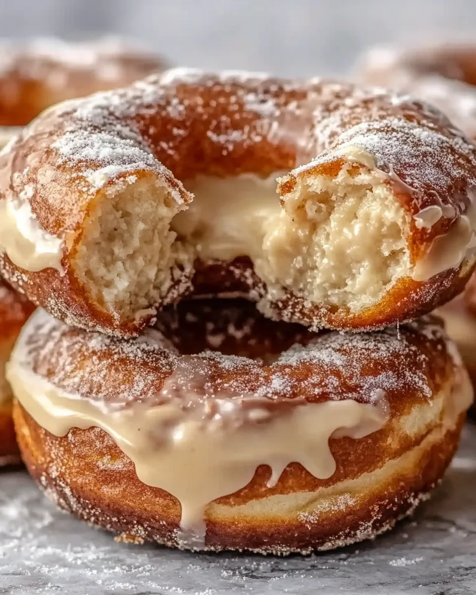 Peanut Butter Cheesecake Donuts