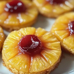 Pineapple Upside-Down Sugar Cookies