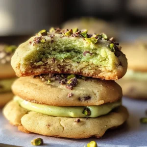 Pistachio Cream Cookies Recipe
