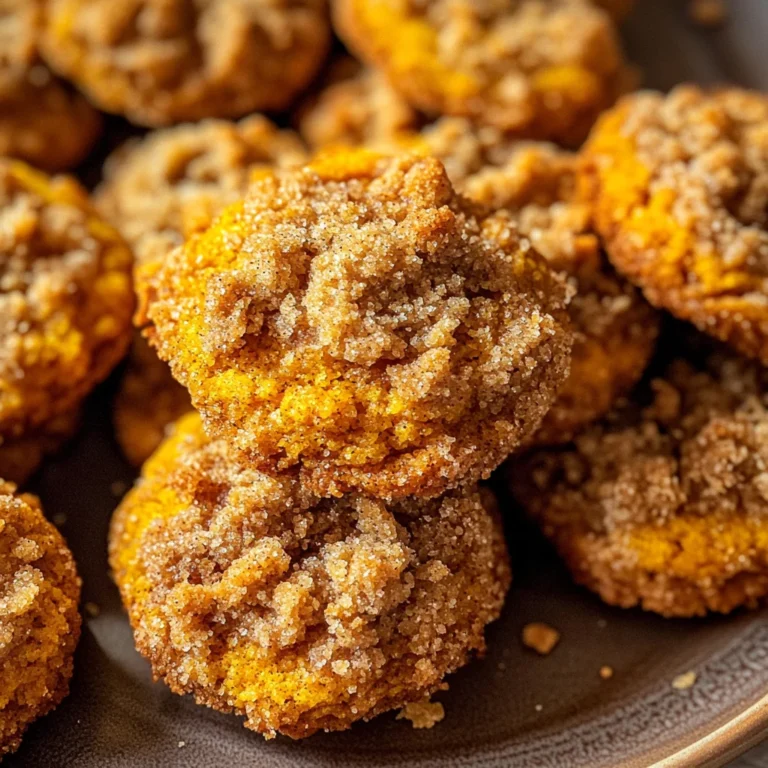 Pumpkin Cinnamon Crumble Cookies