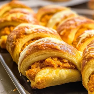 Pumpkin Crescent Rolls