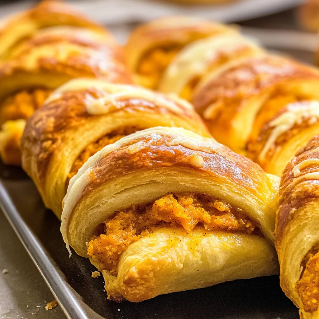 Pumpkin Crescent Rolls
