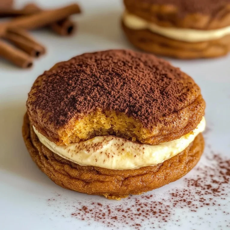 Pumpkin Tiramisu Cookies