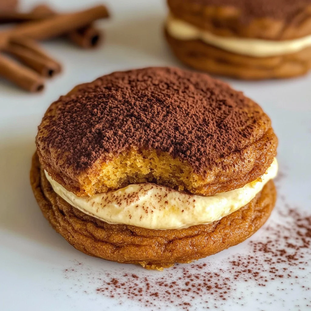 Pumpkin Tiramisu Cookies