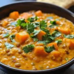 Red Lentil Curry With Sweet Potatoes