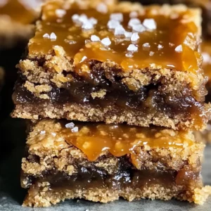 Salted Caramel Cookie Bars