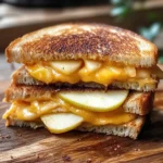 Savory Apple and Cheddar Grilled Cheese